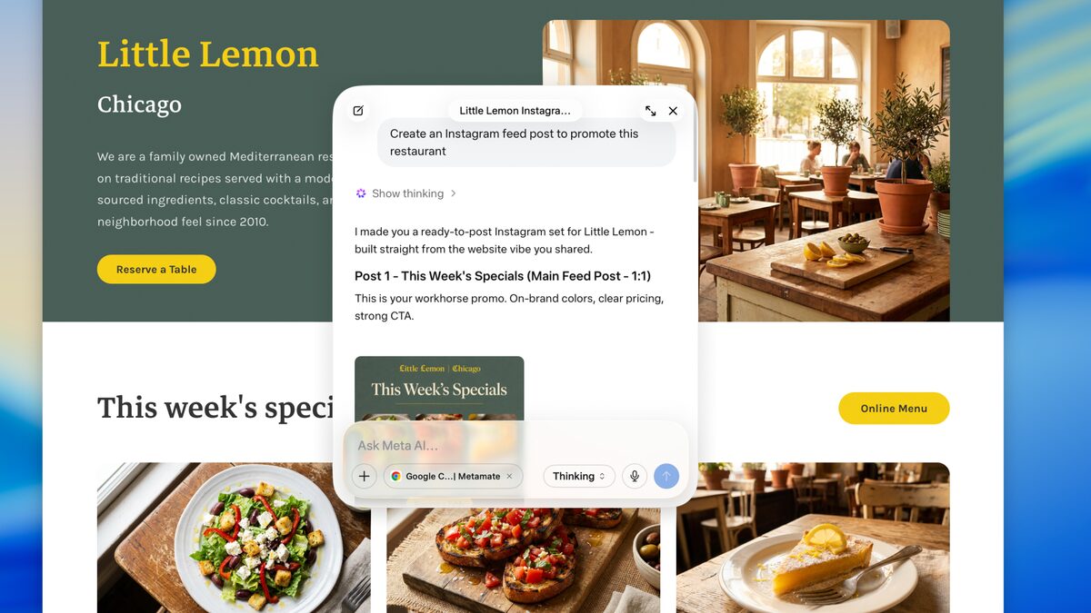 Meta AI launches native Mac desktop app