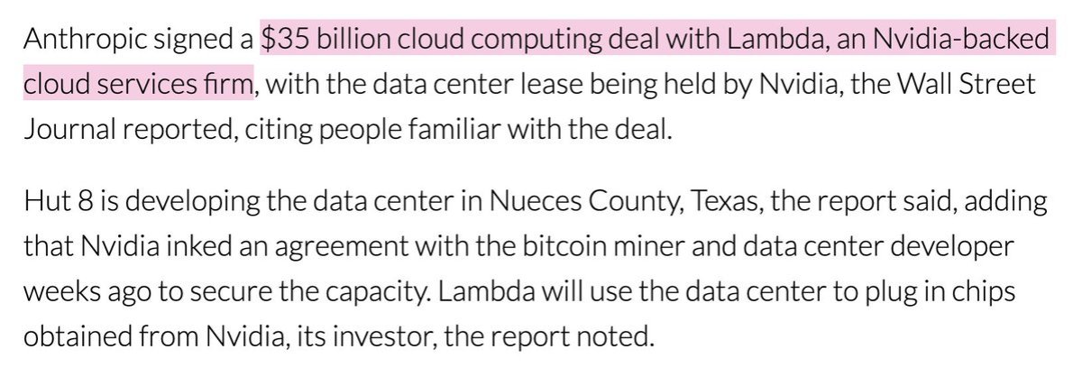 Anthropic signs $35B compute deal with Lambda